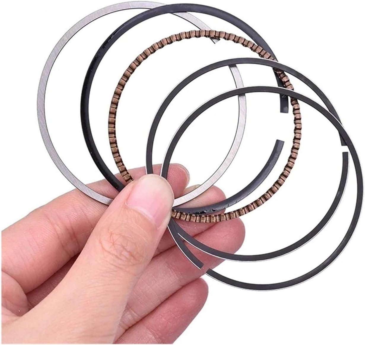 2/4セット オートバイ STD ~ +100 53mm ~ 54mm ピストンリングキット CMX250 CMX250C 2012