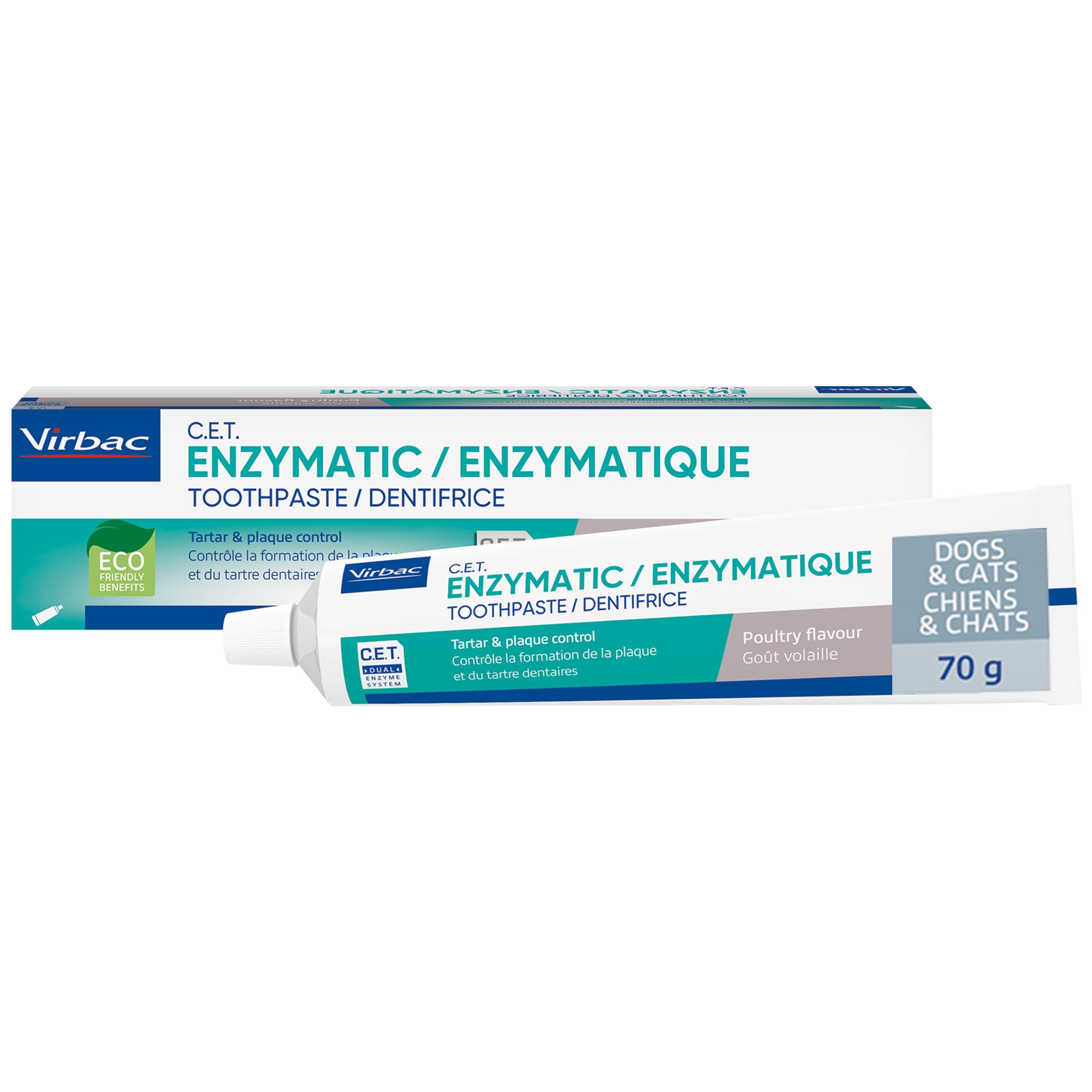 Virbac Dentifricio Enzimatico per Cani e Gatti 70g