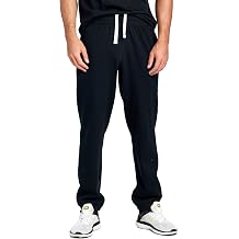 PROGO USA Mens Closed Bottom Casual Relaxed Fit Fleece Sweatpants with Elastic Waist