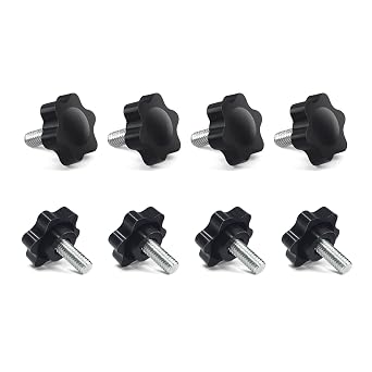 for Logitech Steering Pedal Fixed Screw,8PCS Steering Wheel Screw Clamp Pedal Mounting Screws Bolt for Logitech G25 G27 G29 G920 G923 Black