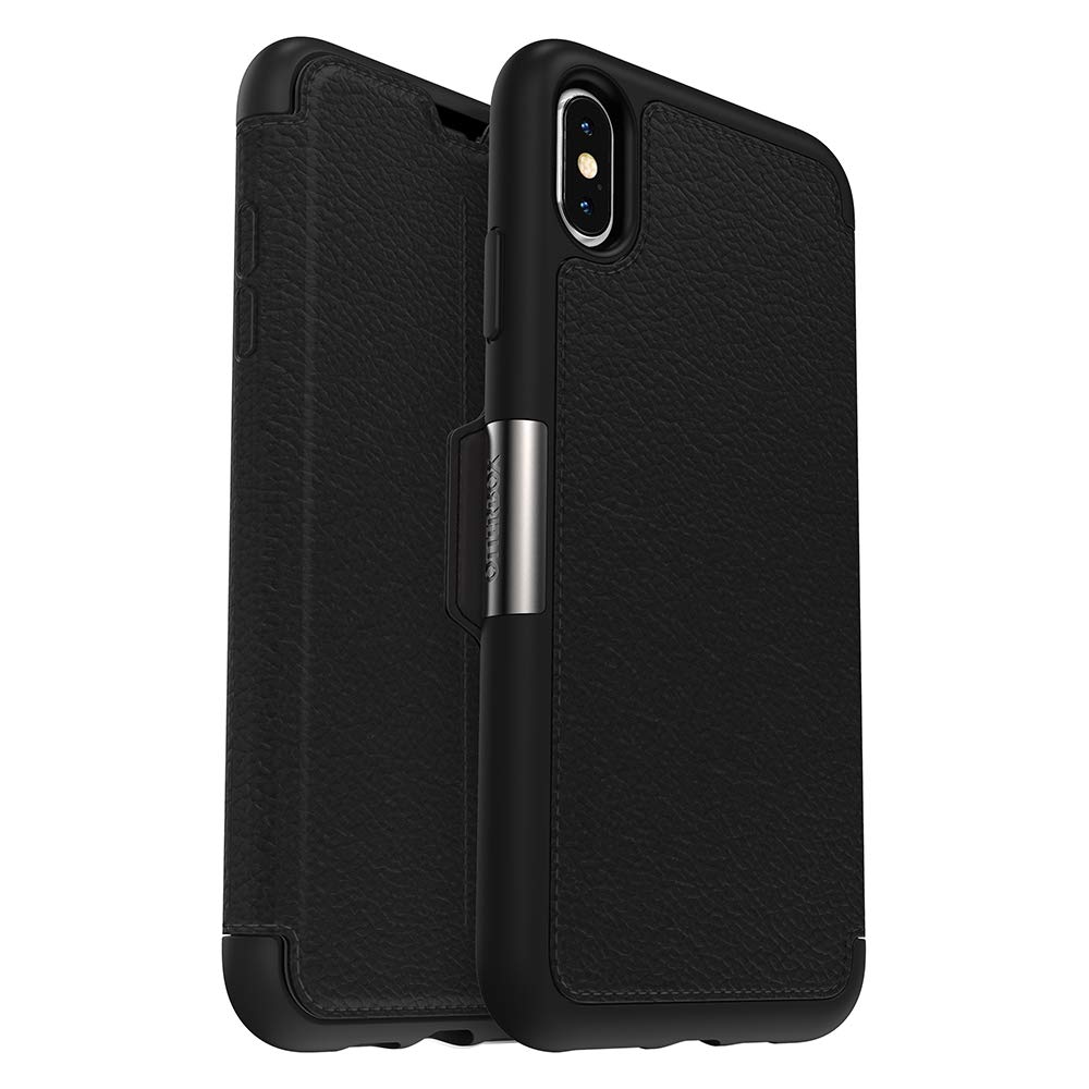 OTTERBOX STRADA SERIES Case for iPhone Xs Max - Retail Packaging - SHADOW (BLACK/PEWTER)