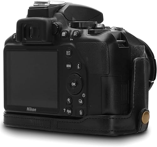Miniatura 8 de MegaGear Ever Ready - Funda de piel para cámara Nikon D3500