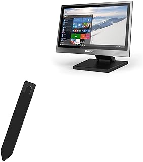 BoxWave Stylus Pouch Compatible with Lilliput Industrial Monitor (13.3 in) - Stylus PortaPouch, Stylus Holder Carrier Portable Self-Adhesive for Lilliput Industrial Monitor (13.3 in) - Jet Black