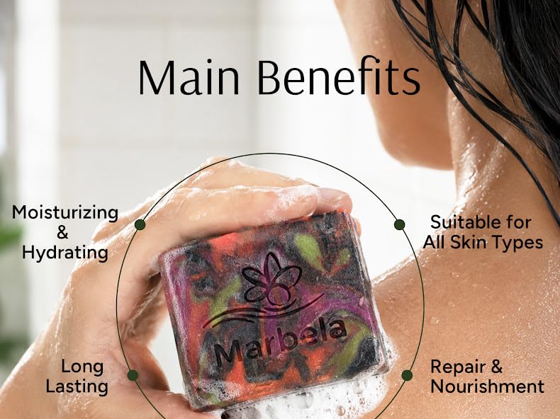Marbela Halloween Night Face & Body Soap, Vegan, 3.5 oz image 3