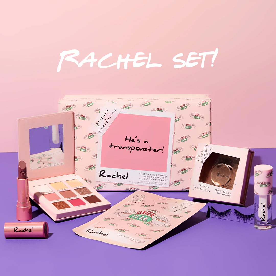 Makeup Revolution X Friends Rachel Eyeshadow Palette | 9 Neutral & Glam Shades | Matte & Shimmer Finishes | Travel-Friendly Mini Palette | Inspired by Rachel Green 3