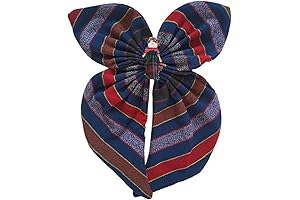 Guatemalan Fabric Hair Bow with Worry Doll - 7" Worry Dolls for...