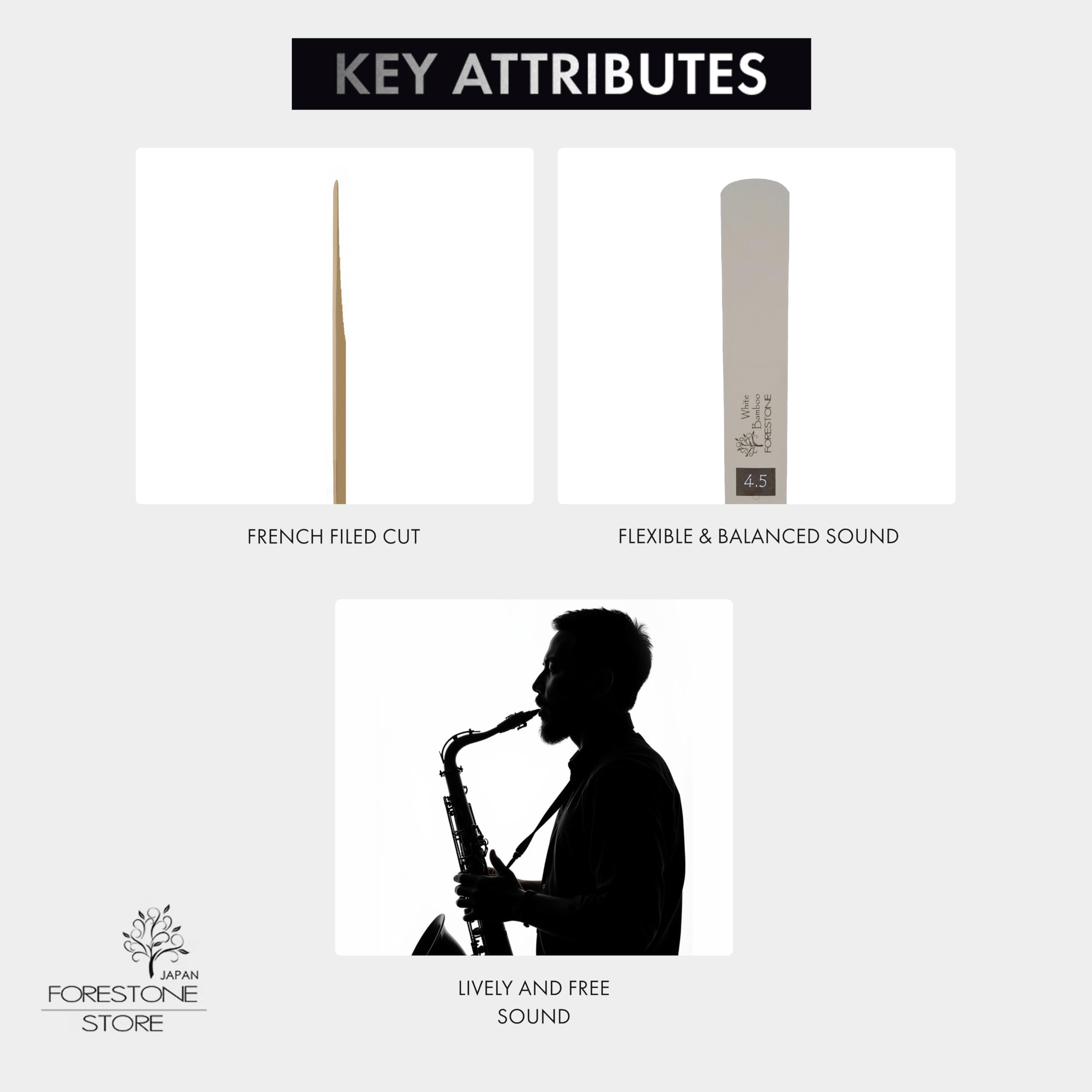 Forestone Anche de saxophone en bambou blanc - Japon - Bambou (4,5)