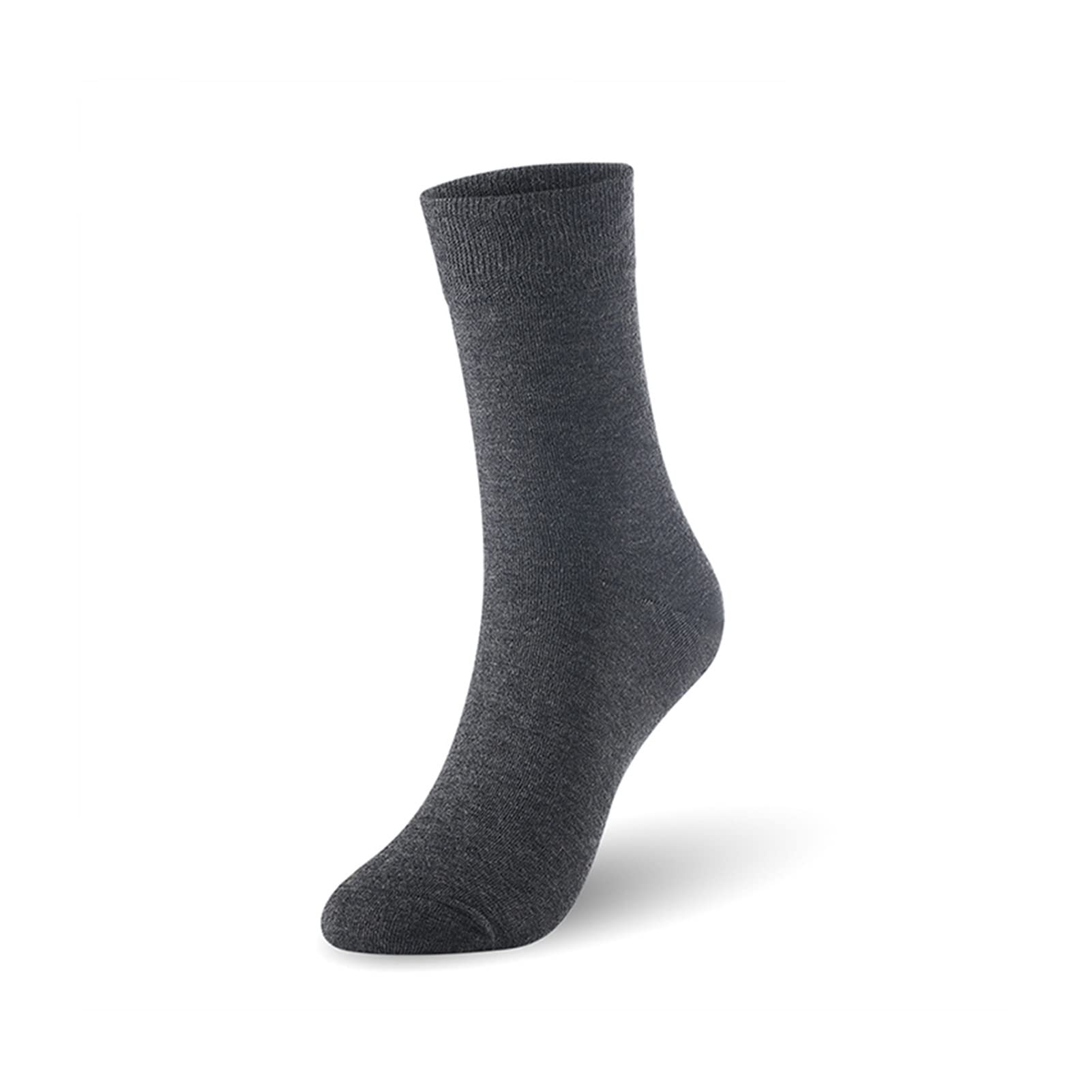 ZZSRJ Calcetines de Hombres Calcetines de Negocios de Color sólido 6 Pares/Lote Tamaño del Reino Unido 7-11 EUR Tamaño 40-46 (Color : Black6, tamaño : 40-46)