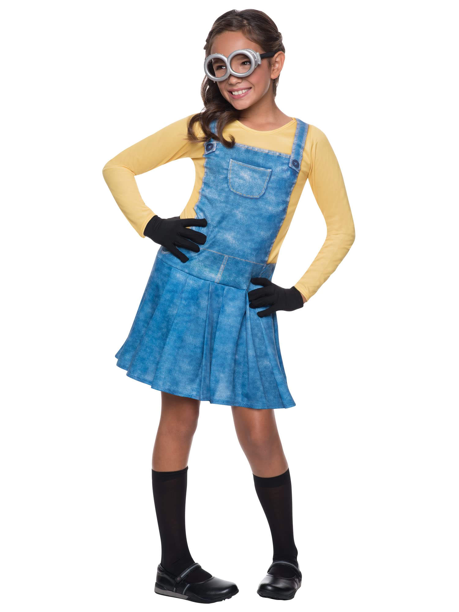 Rubies (, S) Minion Costume Girl Child Costume 4-Piece Set Minionkostüm For Children Size Multicoloured
