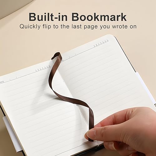 Miniatura 4 de Cuaderno personalizado con bolígrafo, cuaderno A6 personalizable con logotipotextoimagen personalizados para el trabajo, la escuela, 192 páginas