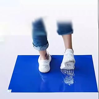 10 almohadillas/caja, 30 capas por almohadilla, tapete adhesivo azul, tapetes adhesivos for salas blancas/tapetes adhesivos de PVC/almohadillas adhesivas for pisos, laboratorios domésticos, consultori