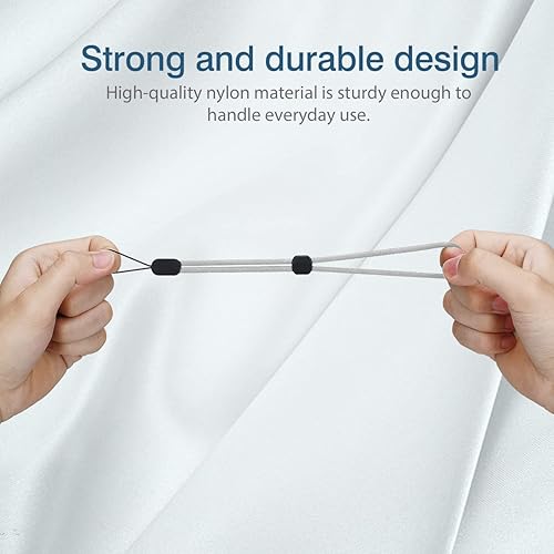 Miniatura 6 de Hukado Correa de mano para muñeca, paquete de 6 correas de nailon ajustables de 9.5 pulgadas, llavero para funda de teléfono celular, AirPods Pro 2
