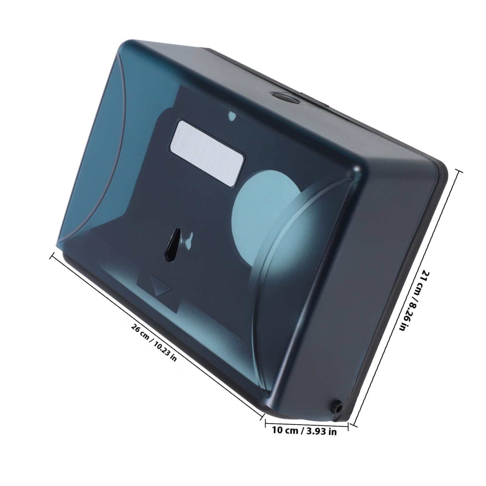Dispensador de Toallas de Papel Comercial de Plástico Gran Capacidad y Diseño Montado en Pared para Baño y Cocina