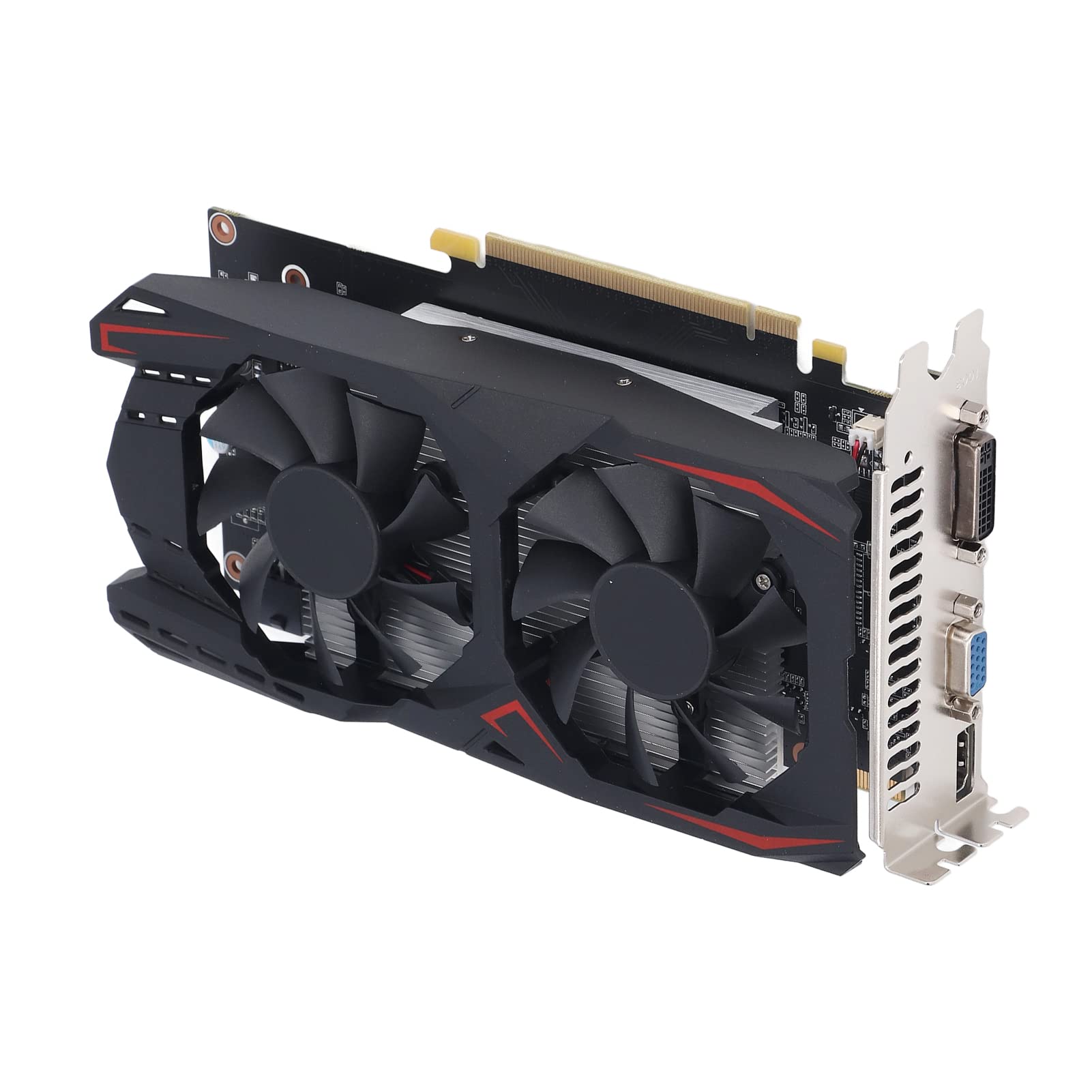 Karta Graficzna 550TI, 1,5 GB GDDR5 192Bit Podwójny Wentylator Niski Poziom Hałasu Karta Graficzna Komputera Stacjonarnego, Obsługa Wyjścia Wyświetlacza DP, DVI, HDMI