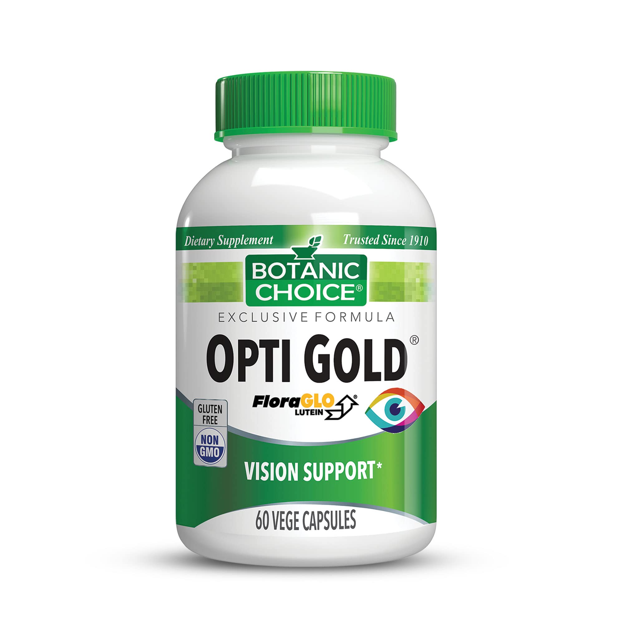 Botanic Choice - Opti Gold, Premium Eye Vitamins with Lutein and Zeaxanthin, Delivers Highly Absorba