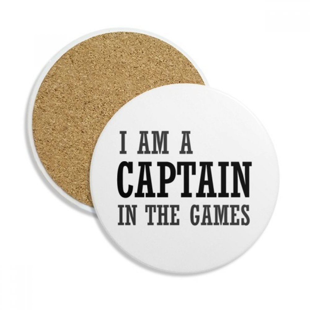 Coaster en céramique Je suis Un Capitan pour vos pauses café et apéritifs entre amis