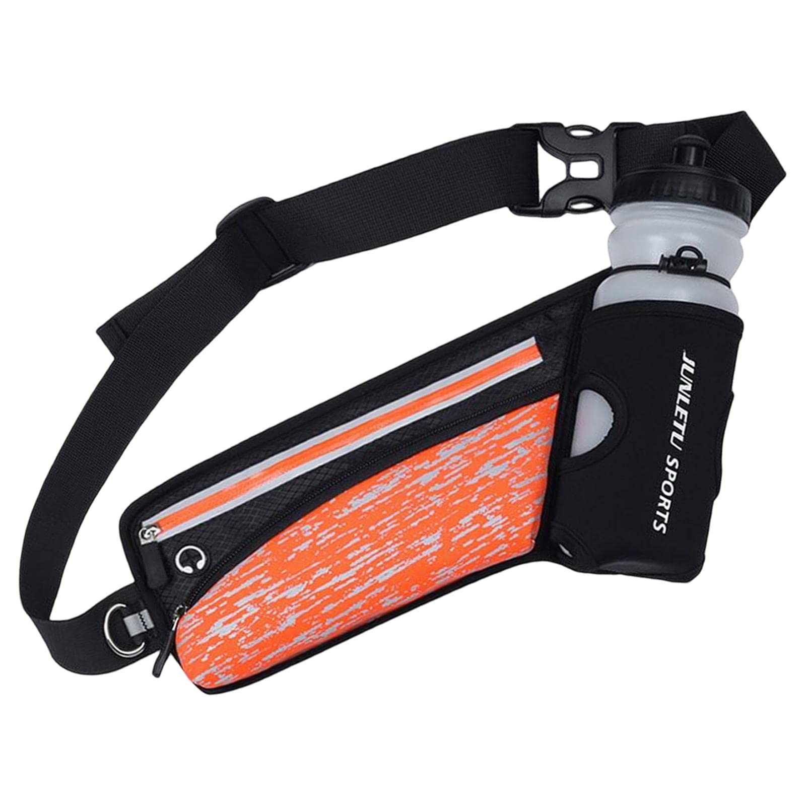 Running Belt Fanny Pack Reflective Strips Waist Wallet for Workout Luminous Orange | Sporting Goods | Other Sporting Goods-image-14