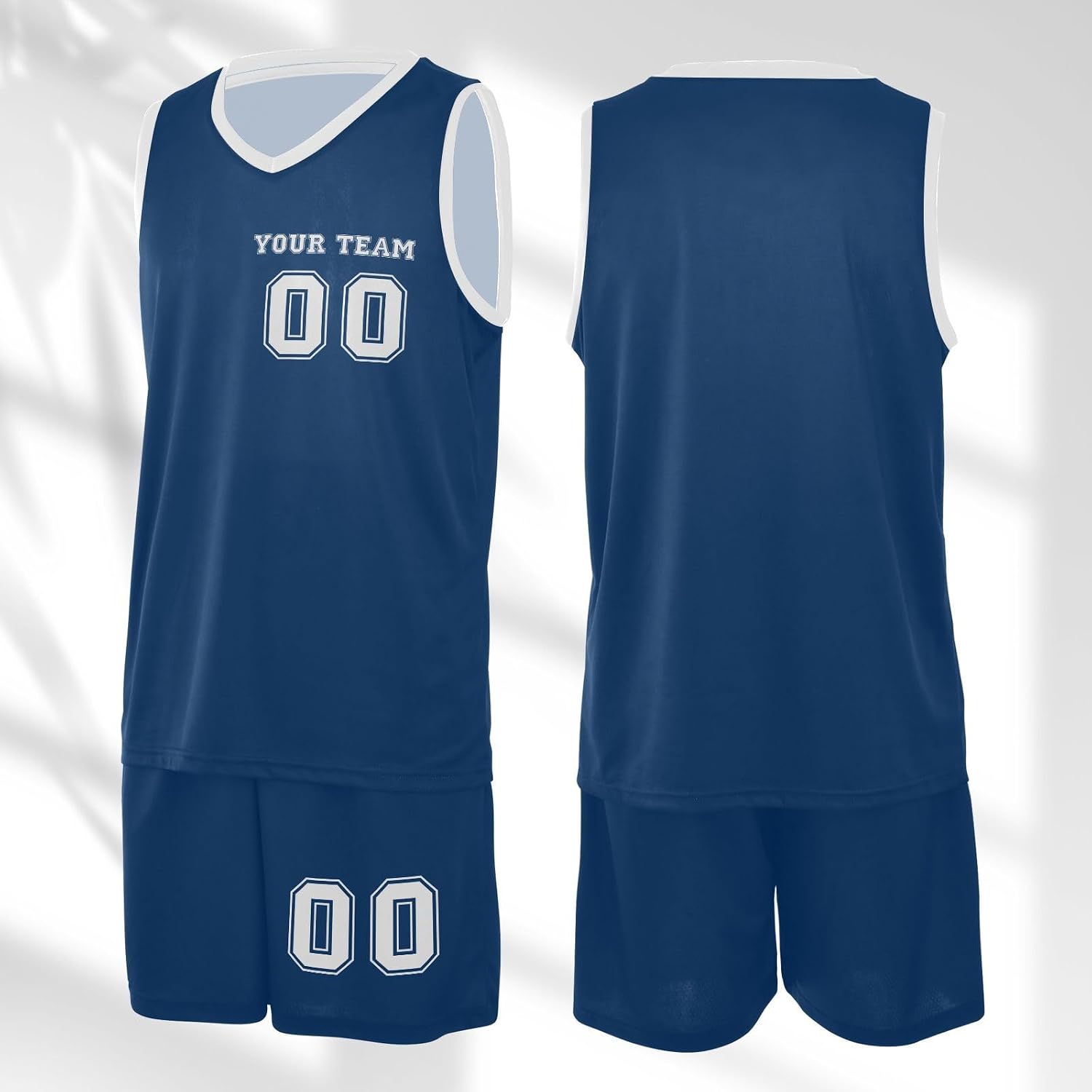 Custom Jerseys Basketball Shorts Design Your Own Name & Number Personalized Team Uniform Basketballs Fan Lovers Gifts