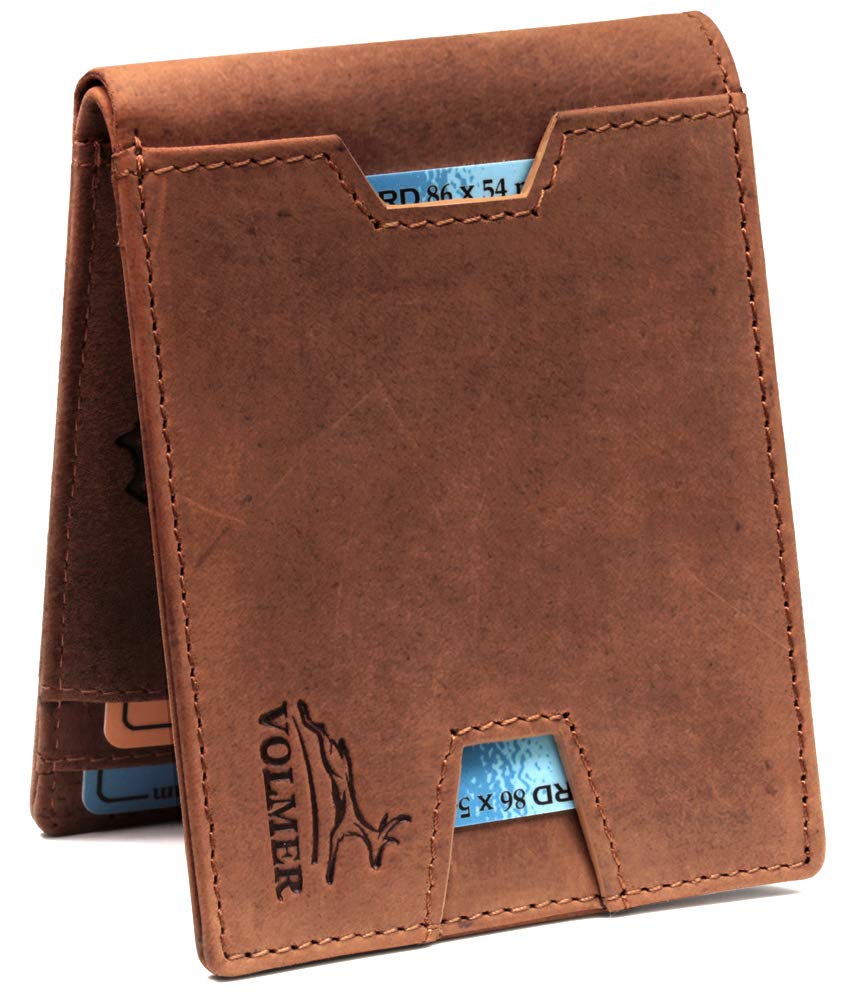 Fa.Volmer ® Echt lederen portemonnee met geldklem Fa.Volmer ® Echt lederen portemonnee met geldklem