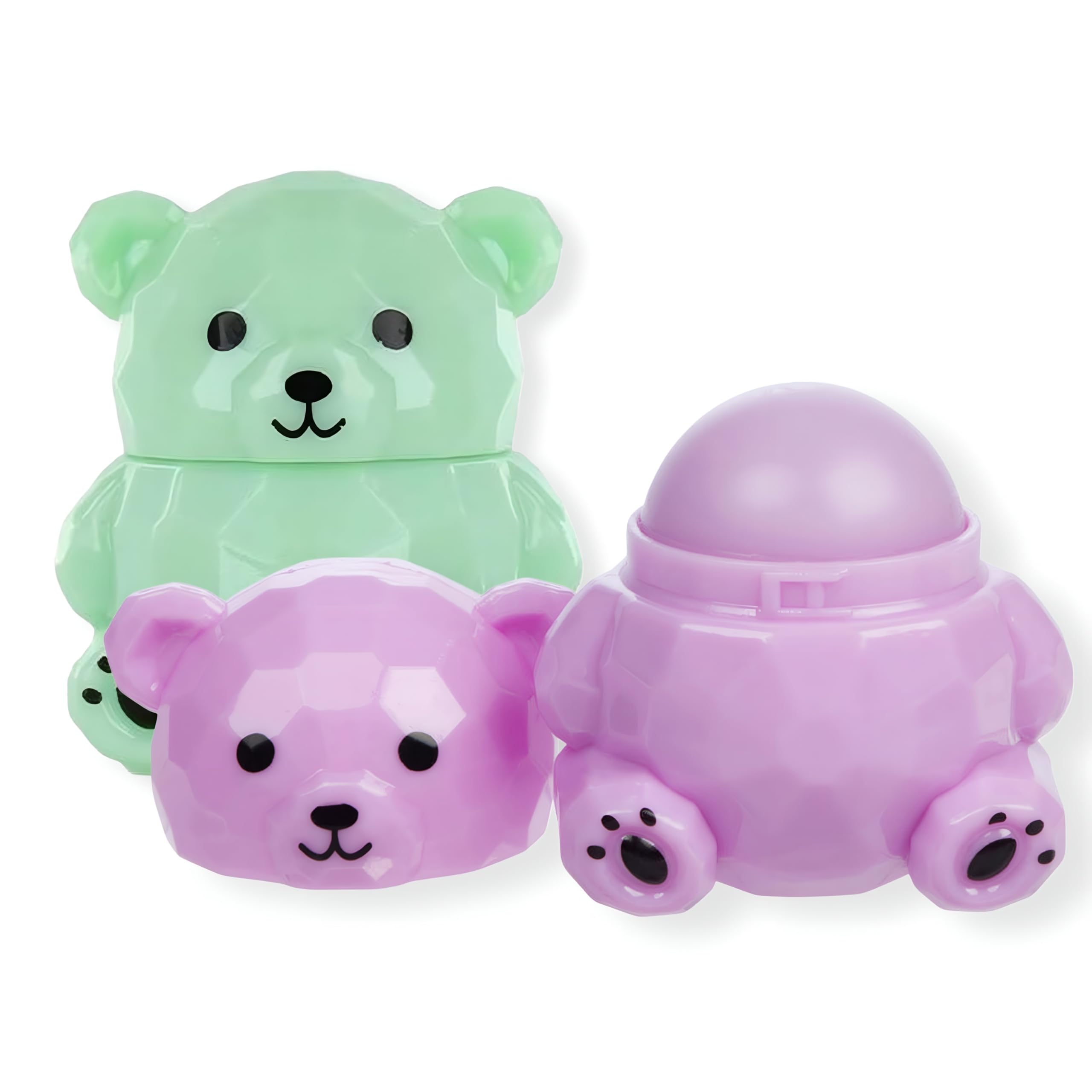 Pack of 2 Teddy Bear Shaped Lip Balm for Dark Lips | For Dry & Chapped Lips | For Hydrating & Moisturizing Lips | For Men & Women (Random Colors)-picture-42