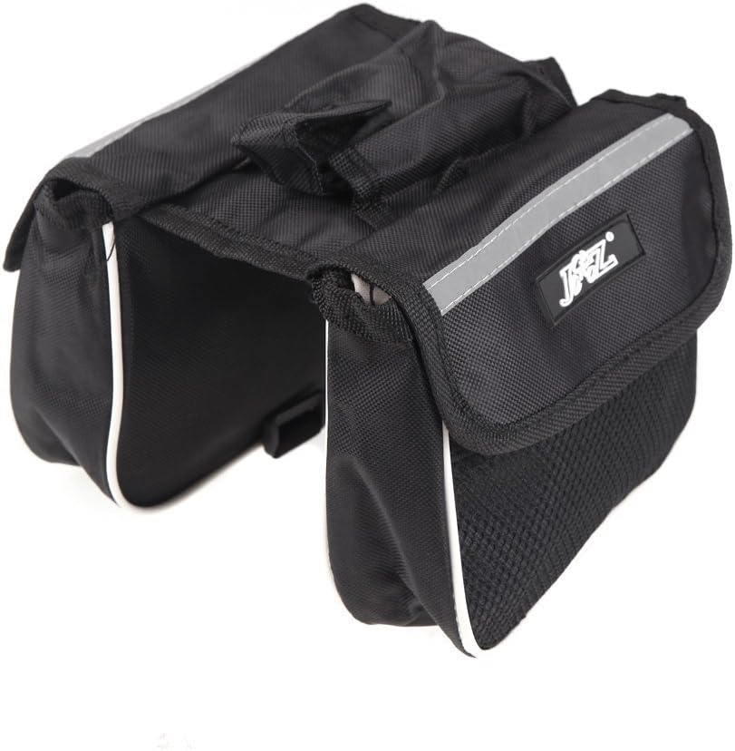 JSZ Cycling Bicycle Bike Frame Pannier Saddle Front Tube Bag Double Sides Outdoor Traveling