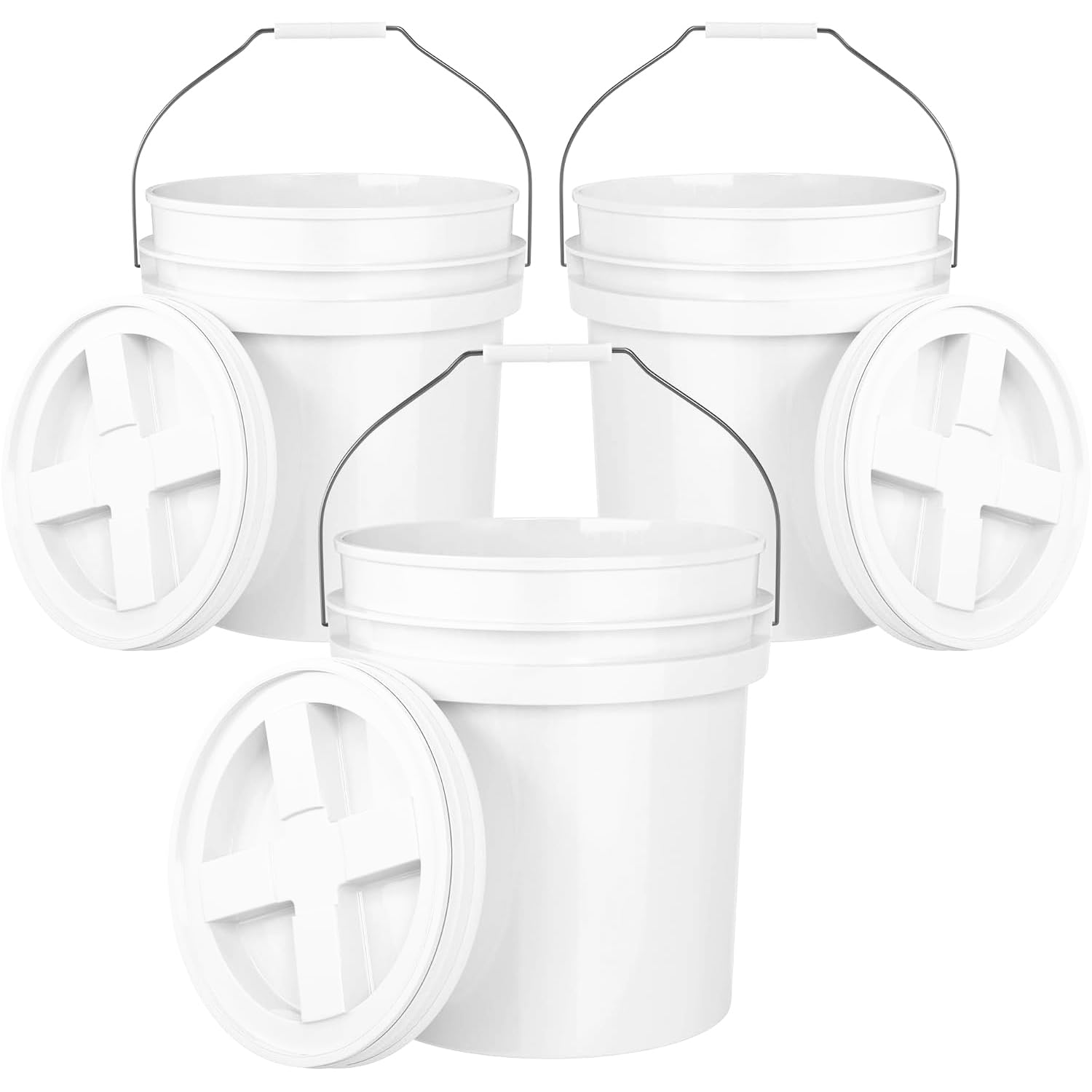 EconoHome 5-Gallon Gamma Seal Bucket 3-Pack