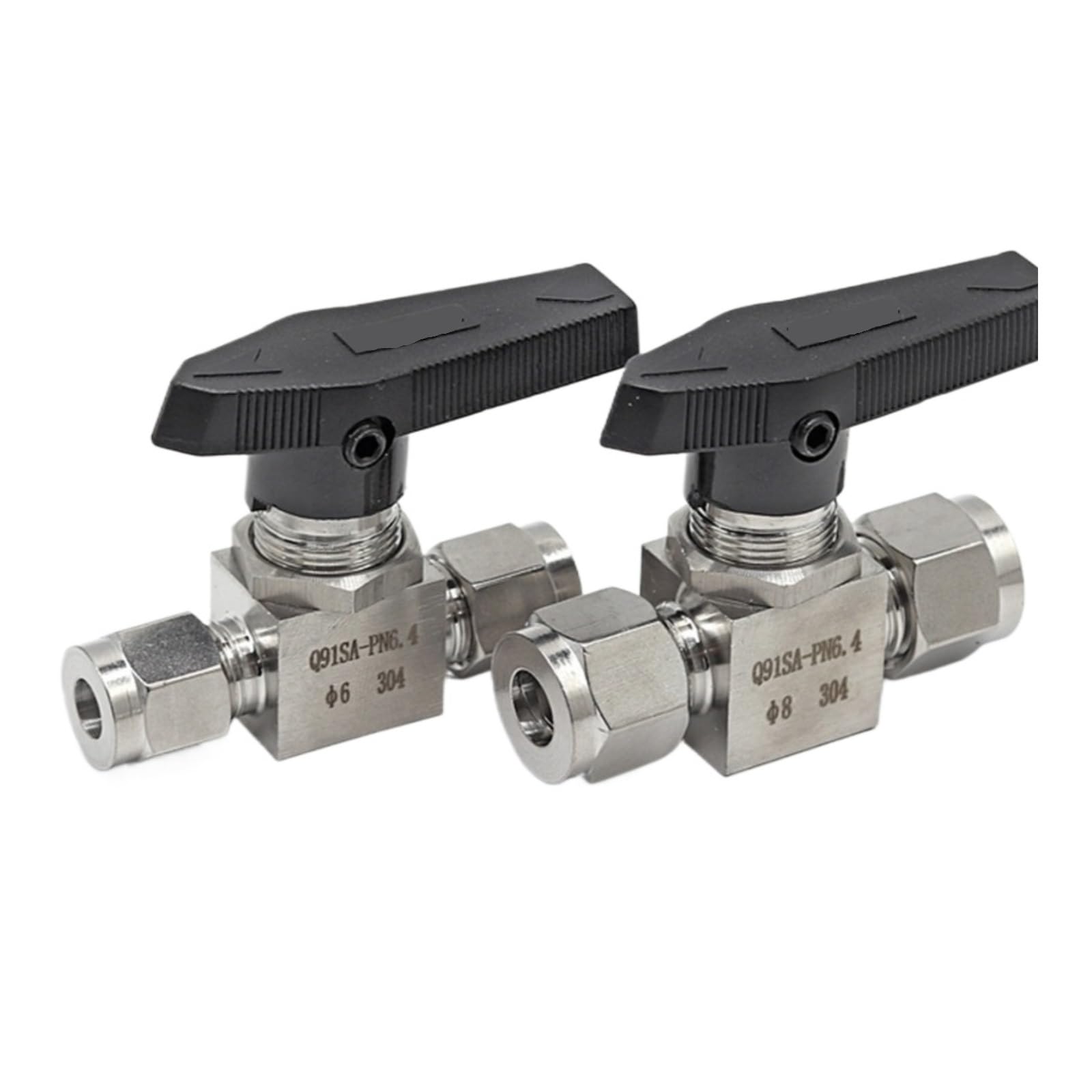 Vanne à aiguille 6mm haute température inox 304 blocage de fuite
