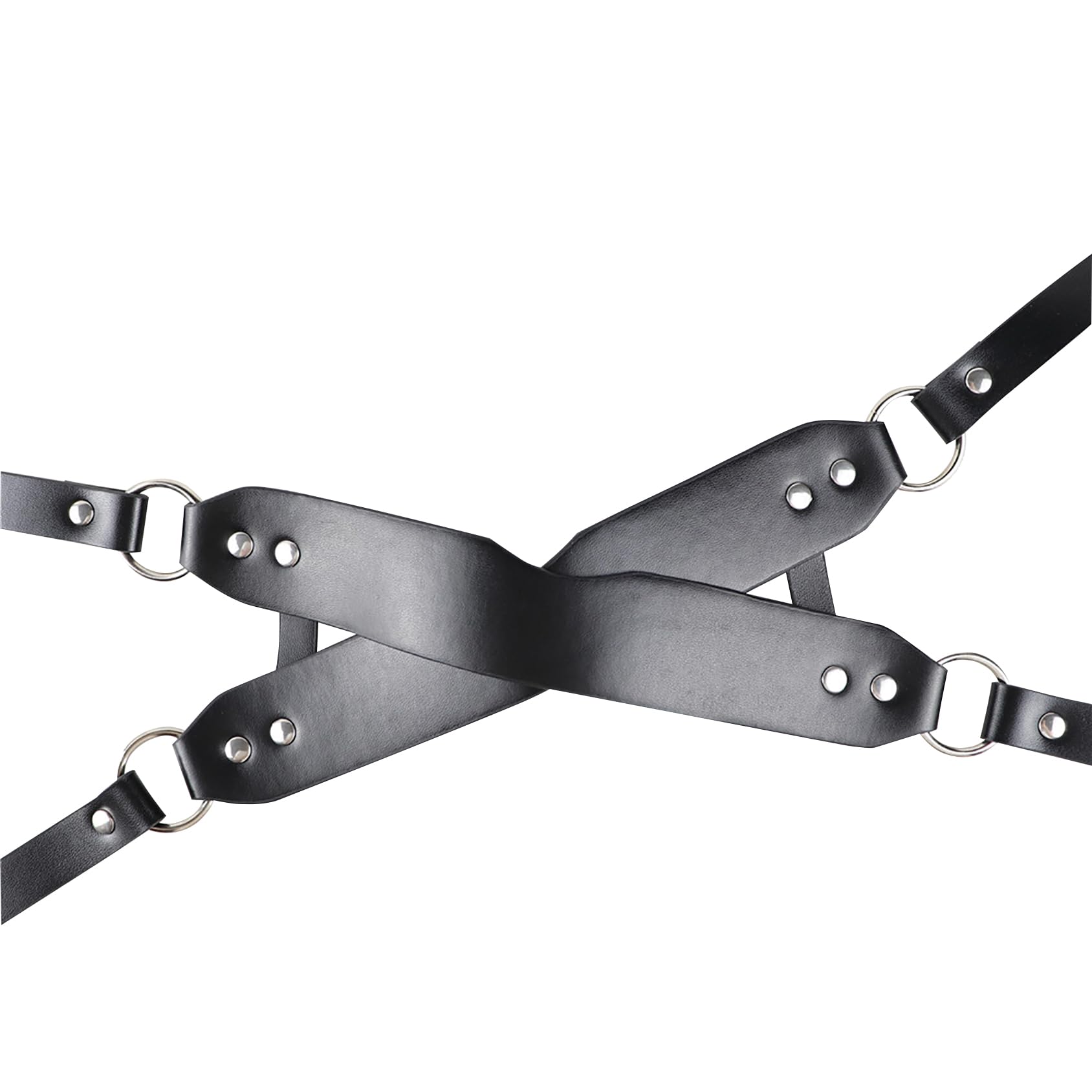 Benda Sexy BDSM Maschera per Gli Occhi Benda Erotica SM Benda in Pelle Benda Nero Erotico Benda Sexy per Festa Veneziana Feste Benda Giocattolo Sessuale per Donne Uomini Coppie Sex Toys