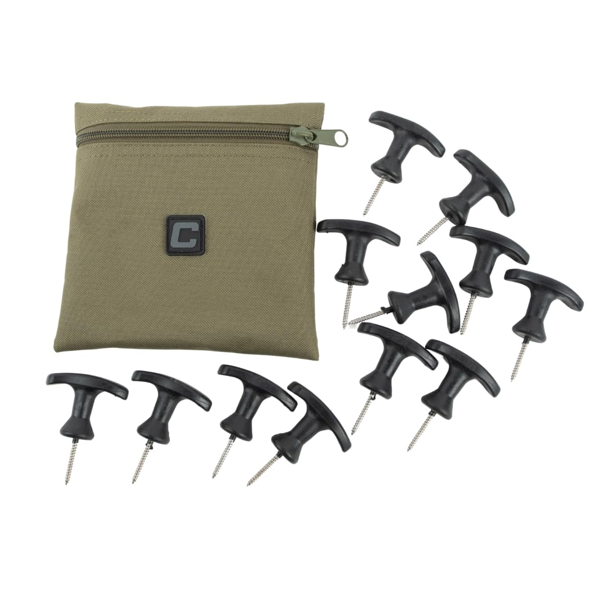 Carper Tackle Bivvy Screw Platform Pegs
