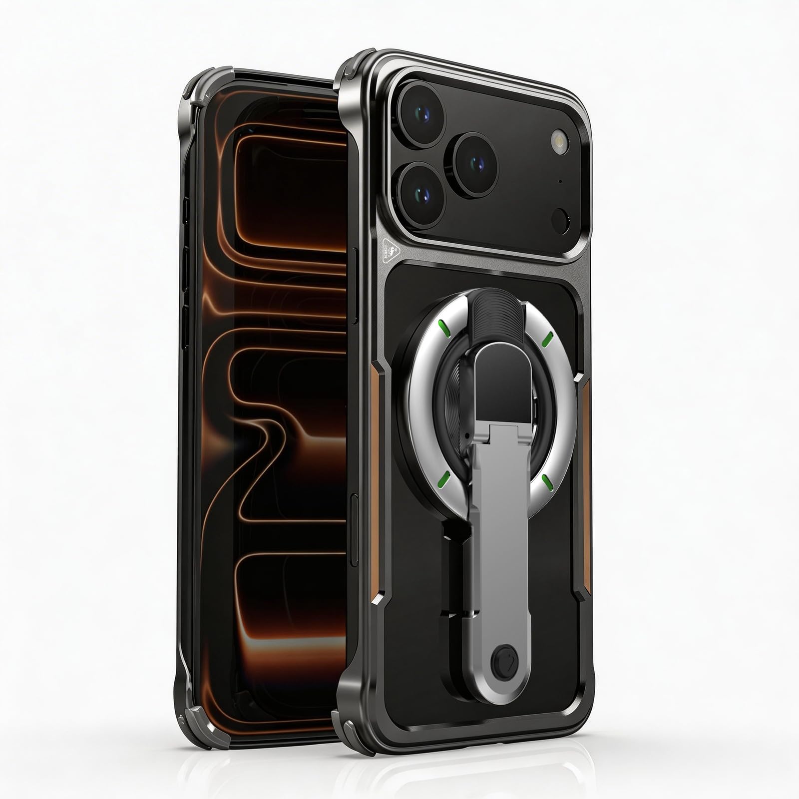 Coque iPhone 17 Pro Max de qualité supérieure avec pare-chocs métal et aimant - 8