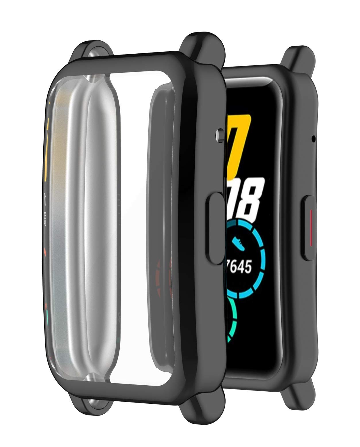 M.G.R.J® Case for Honor Watch ES, Soft TPU Cover for Honor Watch ES with Front Protection (Black) (B08RY4GNGW) Amazon Price History, Amazon Price Tracker