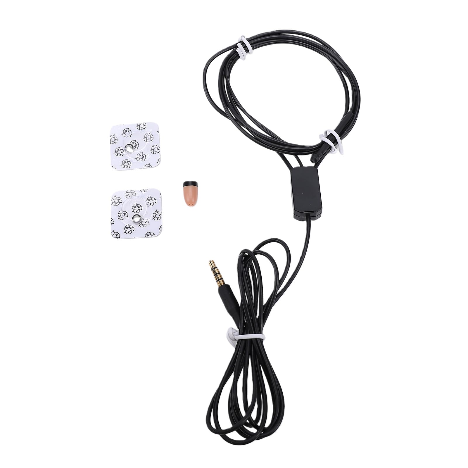 Auricolare Nascosto con Laccio da Collo, Ricevitore Magnetico Suono Chiaro da 110 DB Durata della Batteria di 3-5 Ore con Basso Consumo Energetico per Spettacoli Sul Palco