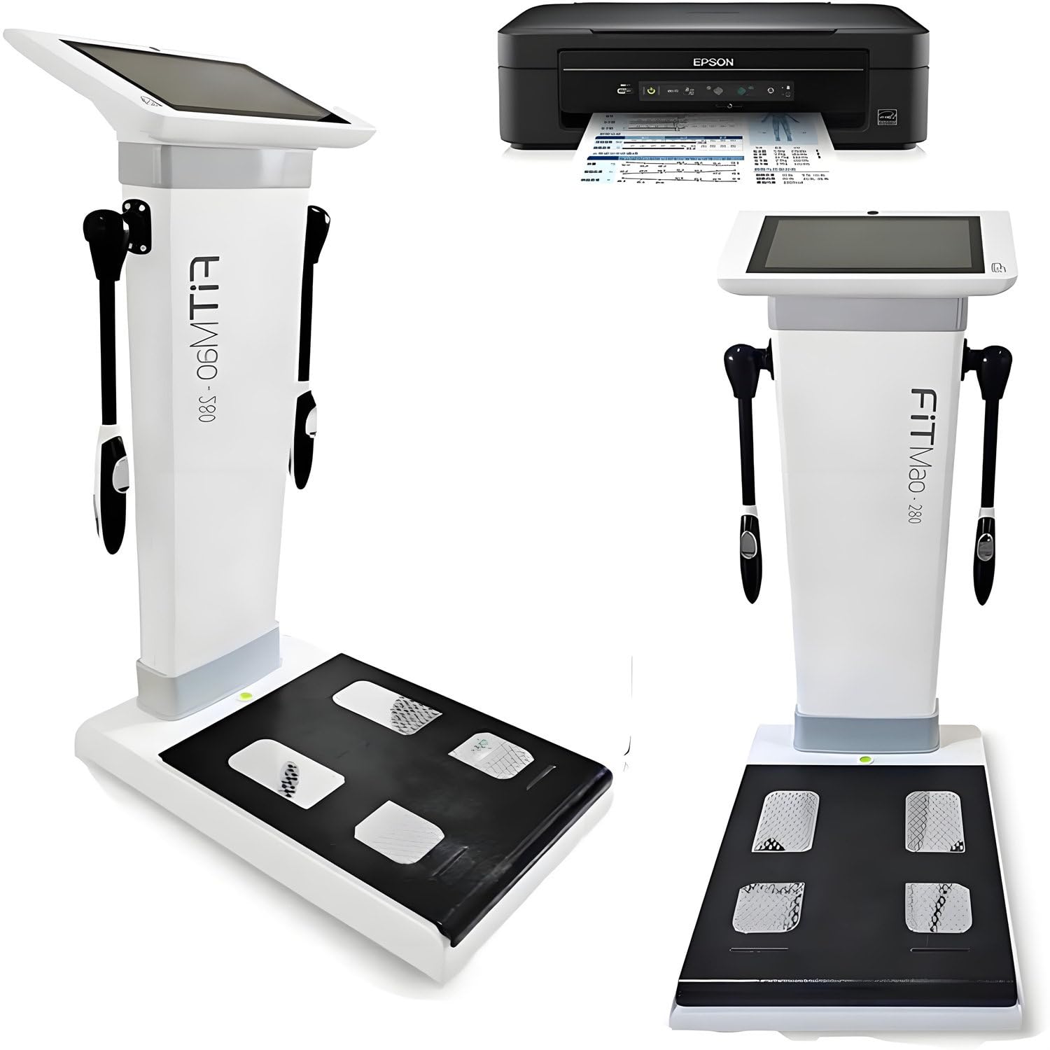 10 1 HD Touch Body Fat Analyzer Scale Professional Bioimpedance Measurement Intelligent Health Scanner Fat Testing Machine with