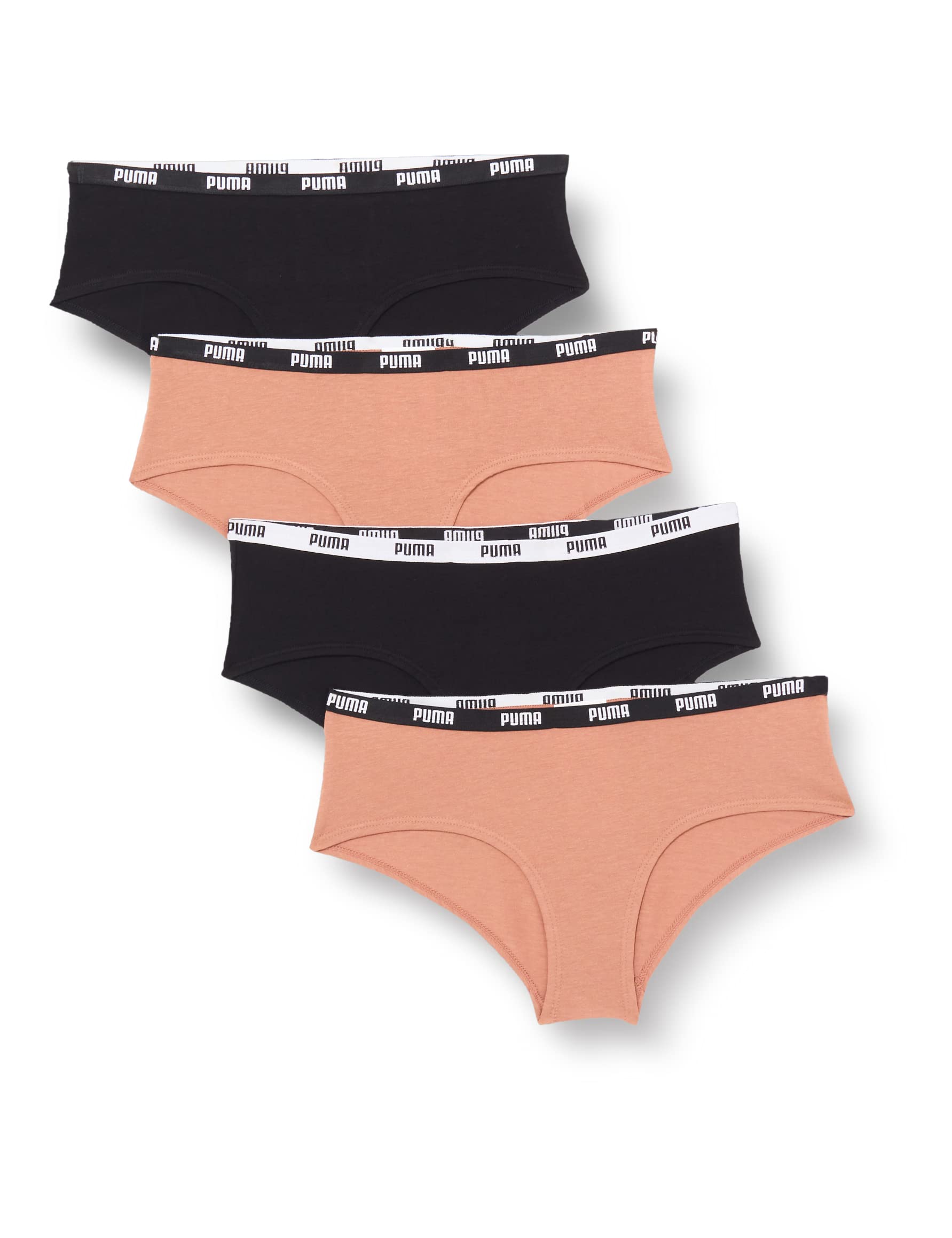 PUMA Underwear Kobiety Puma Damskie Hipsterki, 4 Sztuki
