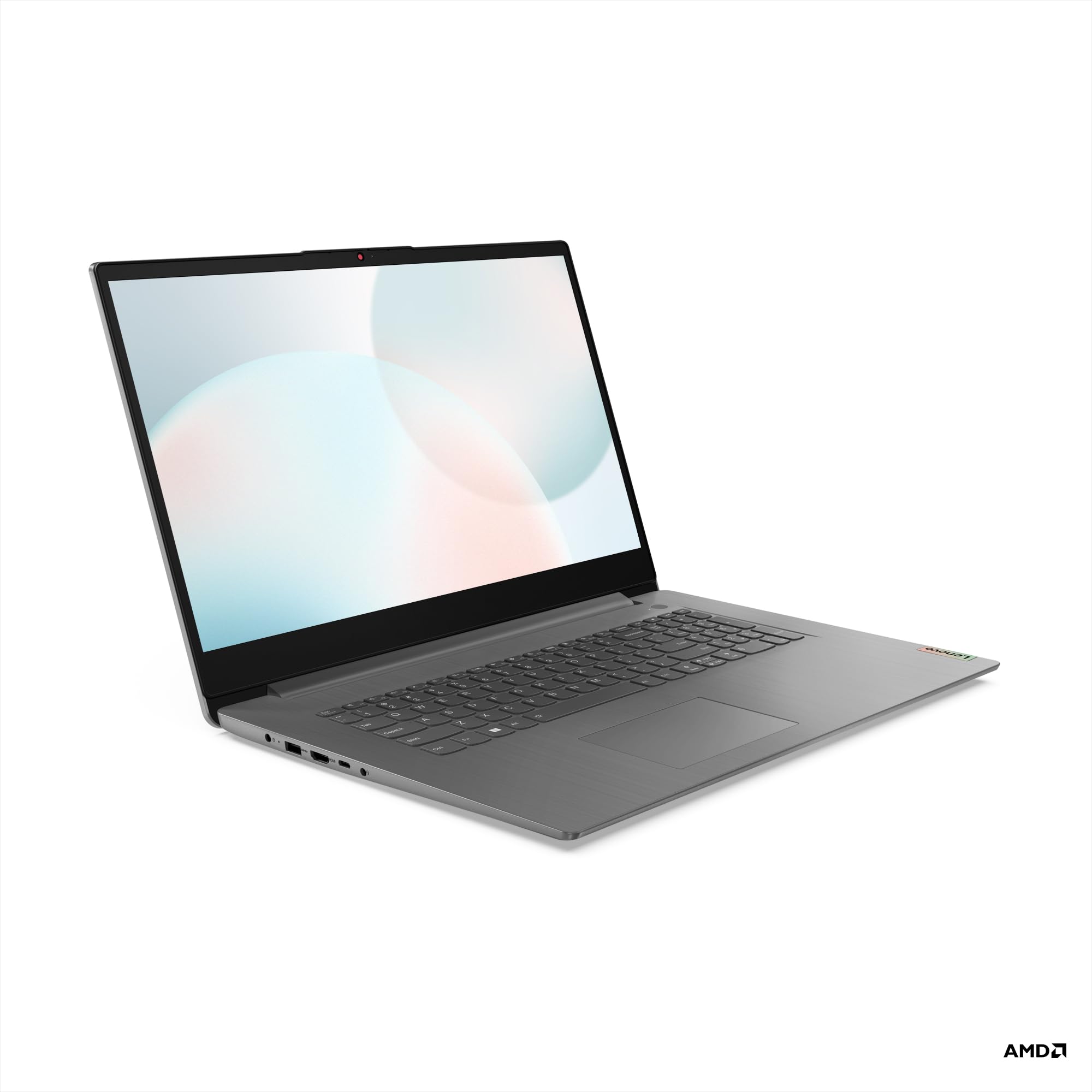Lenovo IdeaPad 3 Laptop | Display Full HD 17,3" | AMD Ryzen 5 5625U | 8 GB di RAM | SSD 512 GB | Scheda grafica AMD Radeon | Windows 11 | QWERTZ | Grigio artico | 3 mesi Premium Care