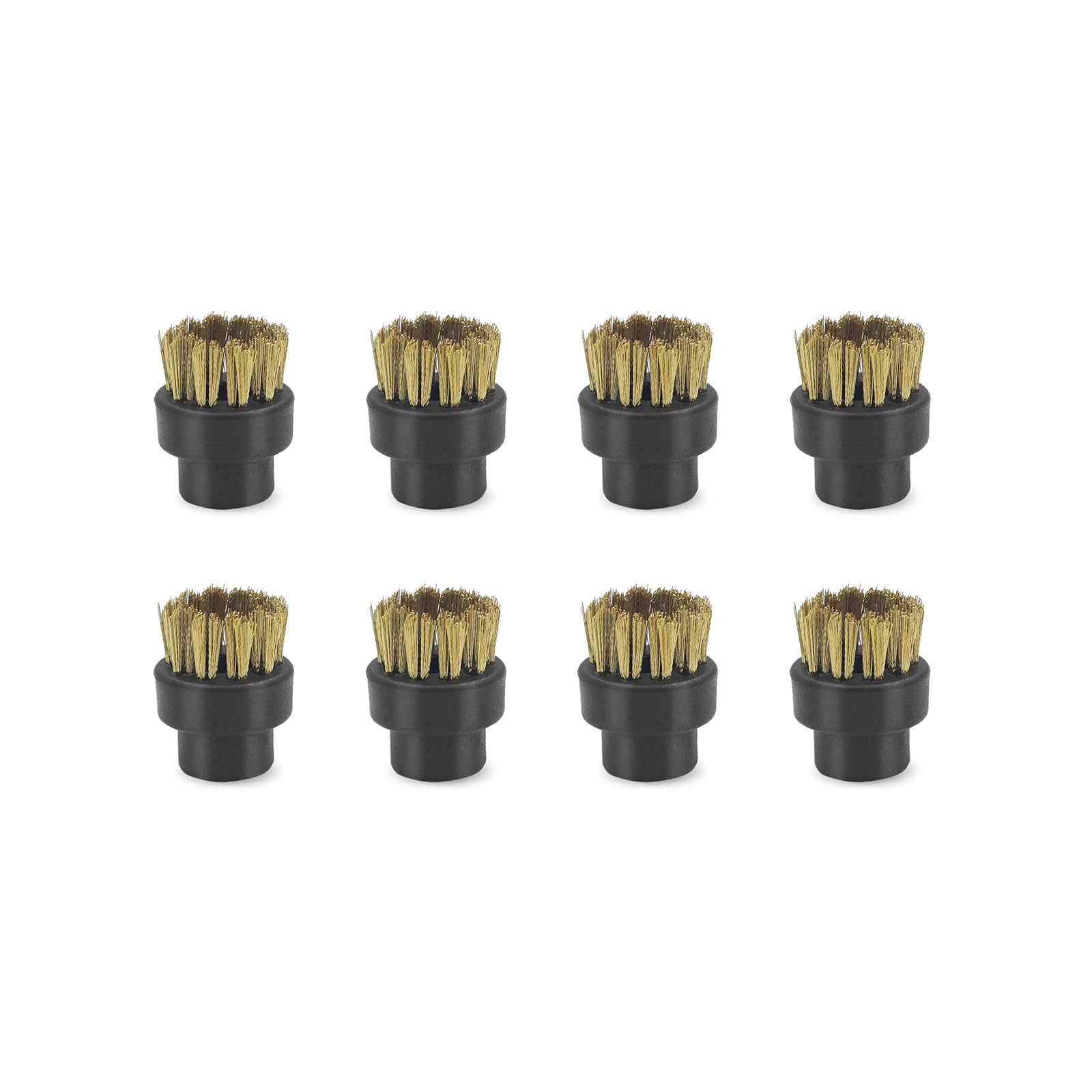Round Brushes for AWASKY Steam Cleaner 8 Brass Brushes