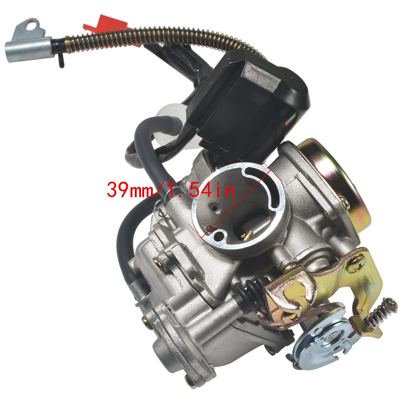 Carburador de 50CC 4 tiempos GY6 de alto rendimiento 139QMB para ciclomotores de 49cc 50cc PD18J Carb Motor, carburador de 50cc para ciclomotor + colector de admisión