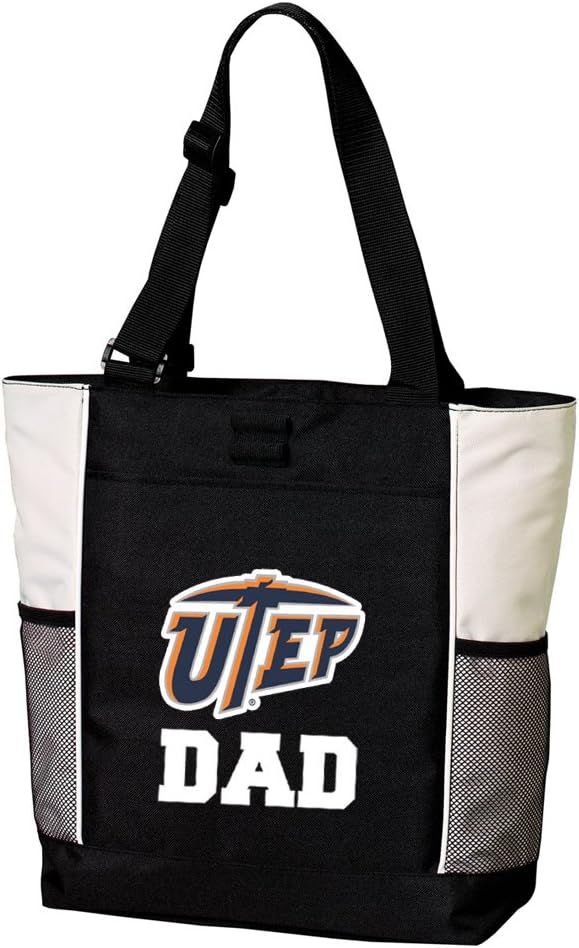 Broad Bay UTEP Miners Dad Tote Bags UTEP Dad Totes Beach Pool Or Travel