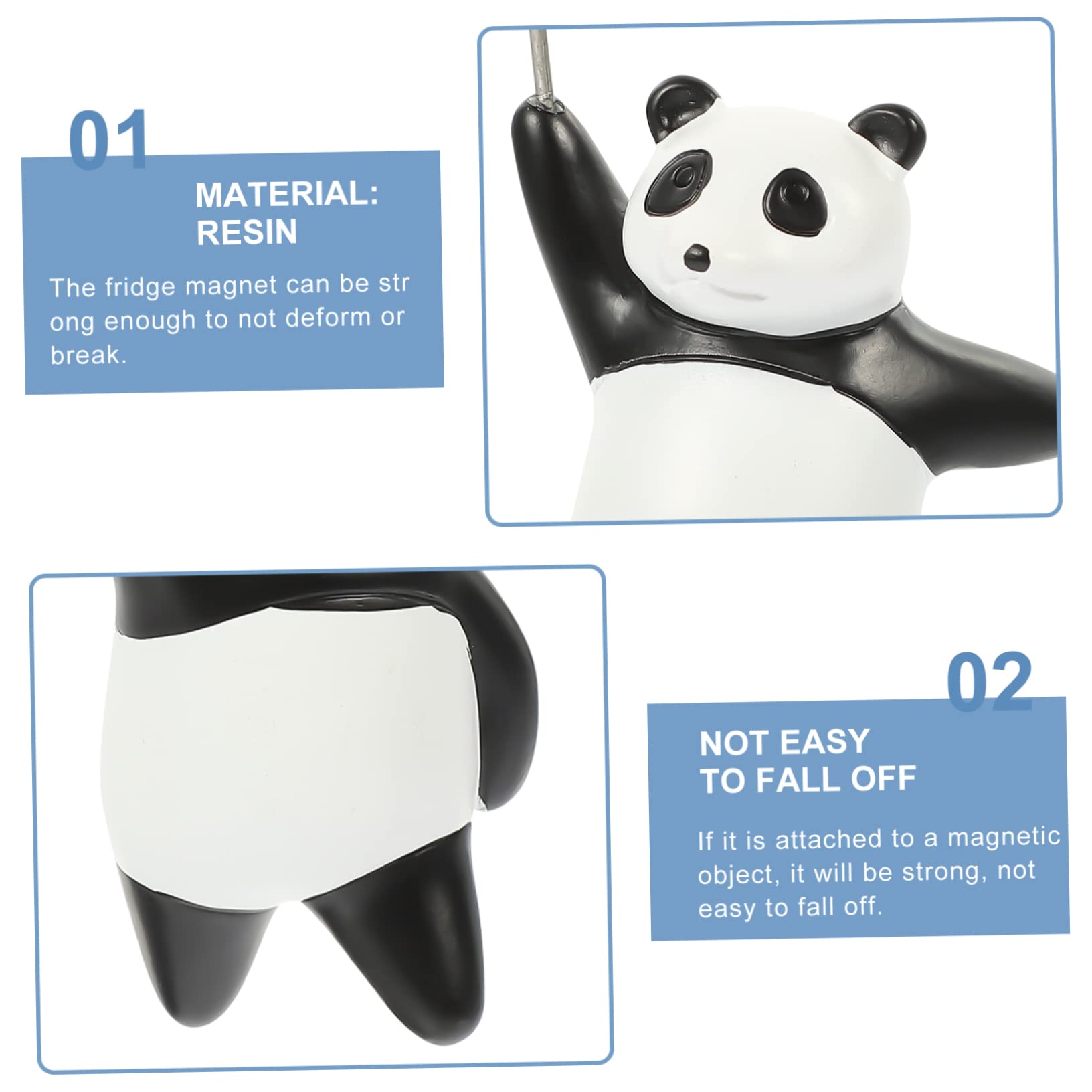Amazon.co.jp: PHENOFICE 2個 パンダ冷蔵庫マグネット