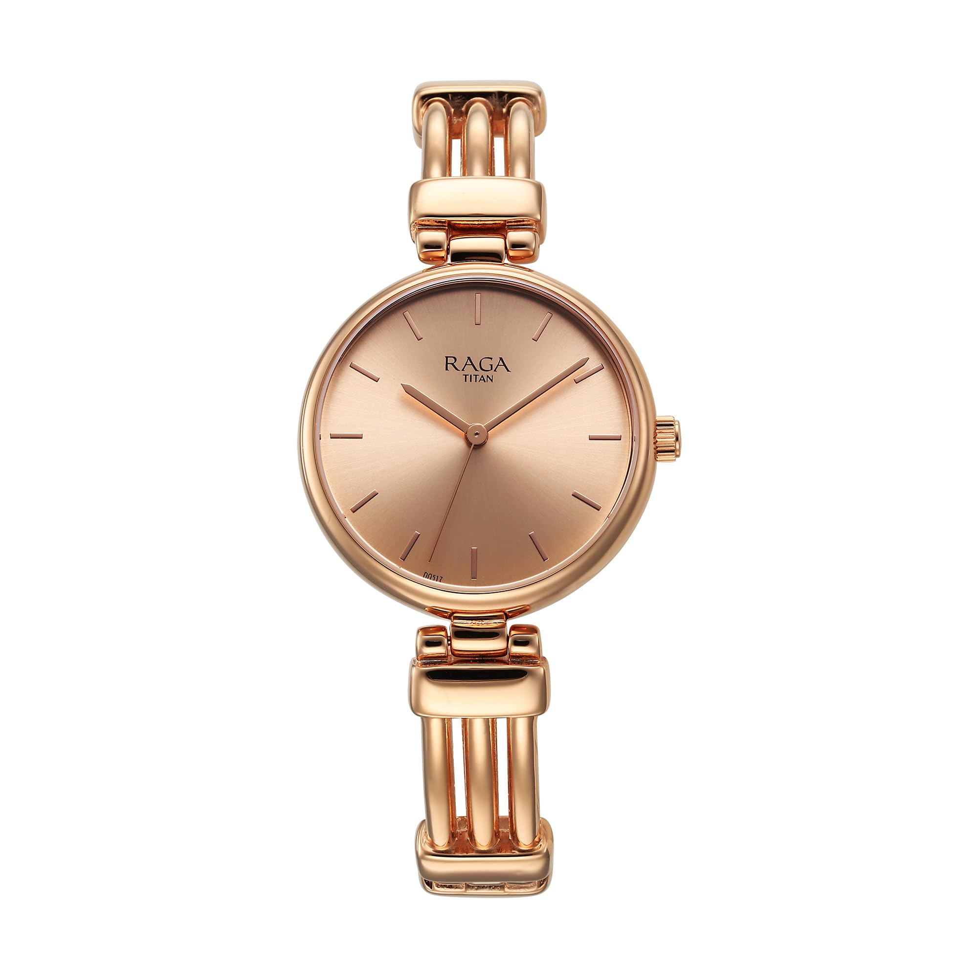 Titan Raga Showstopper Quartz Analog Rose Gold Dial Metal Strap Watch for Women-NS95263WM01 (B0CVTYXRR8) Amazon Price History, Amazon Price Tracker