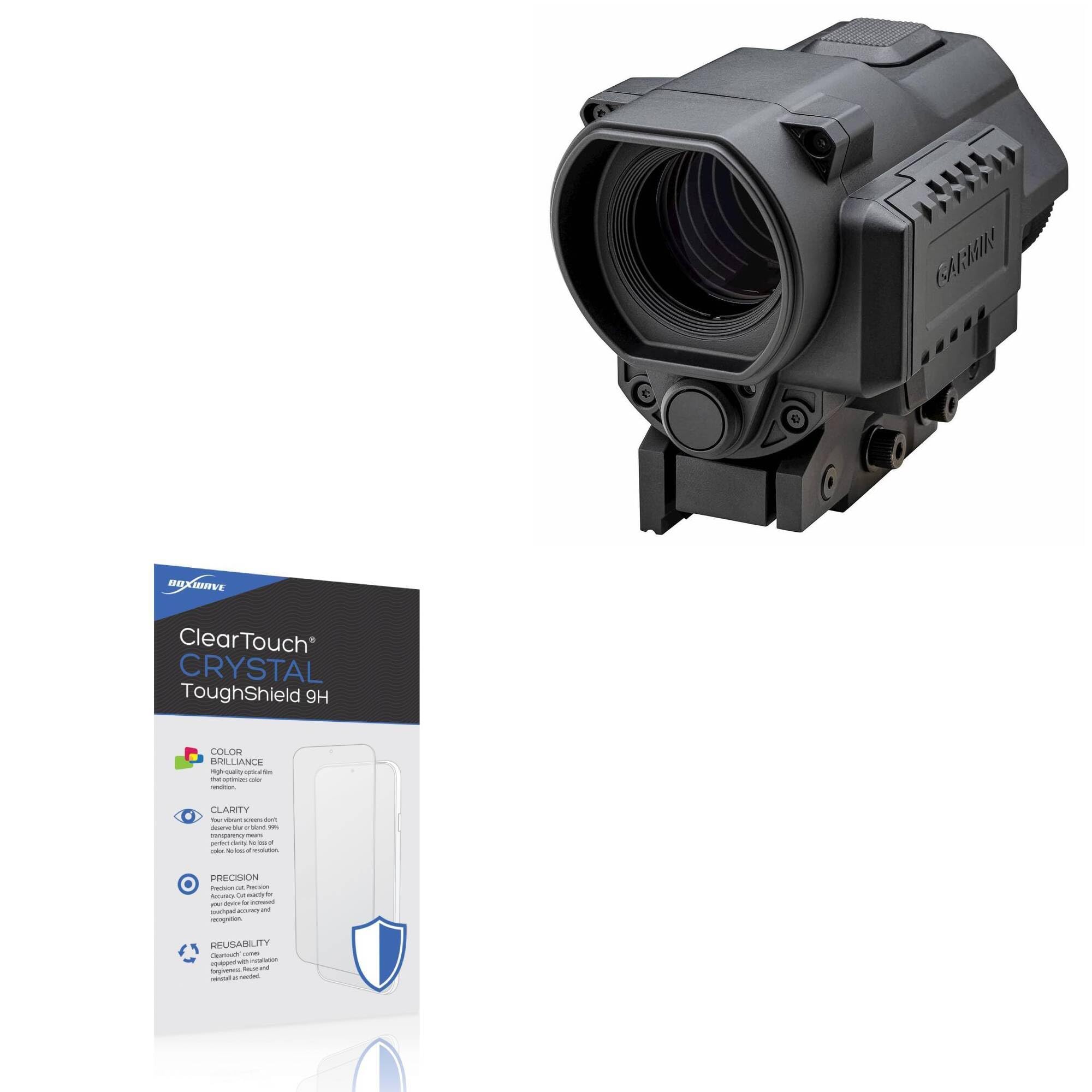 BoxWave Screen Protector Compatible with Garmin Xero X1i Crossbow Scope - ClearTouch Crystal ToughShield 9H (2-Pack), Clear 9H Tough Flexible Film Screen Protector