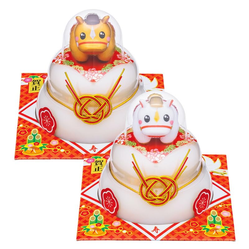 たいまつ食品 鏡餅 フィギュア付き 2個セット