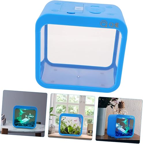 Miniatura 3 de Kits creativos en miniatura para acuario, decoración de escritorio de trabajo, decoración de reptiles, pecera pequeña, pecera, mini peceras, caja de