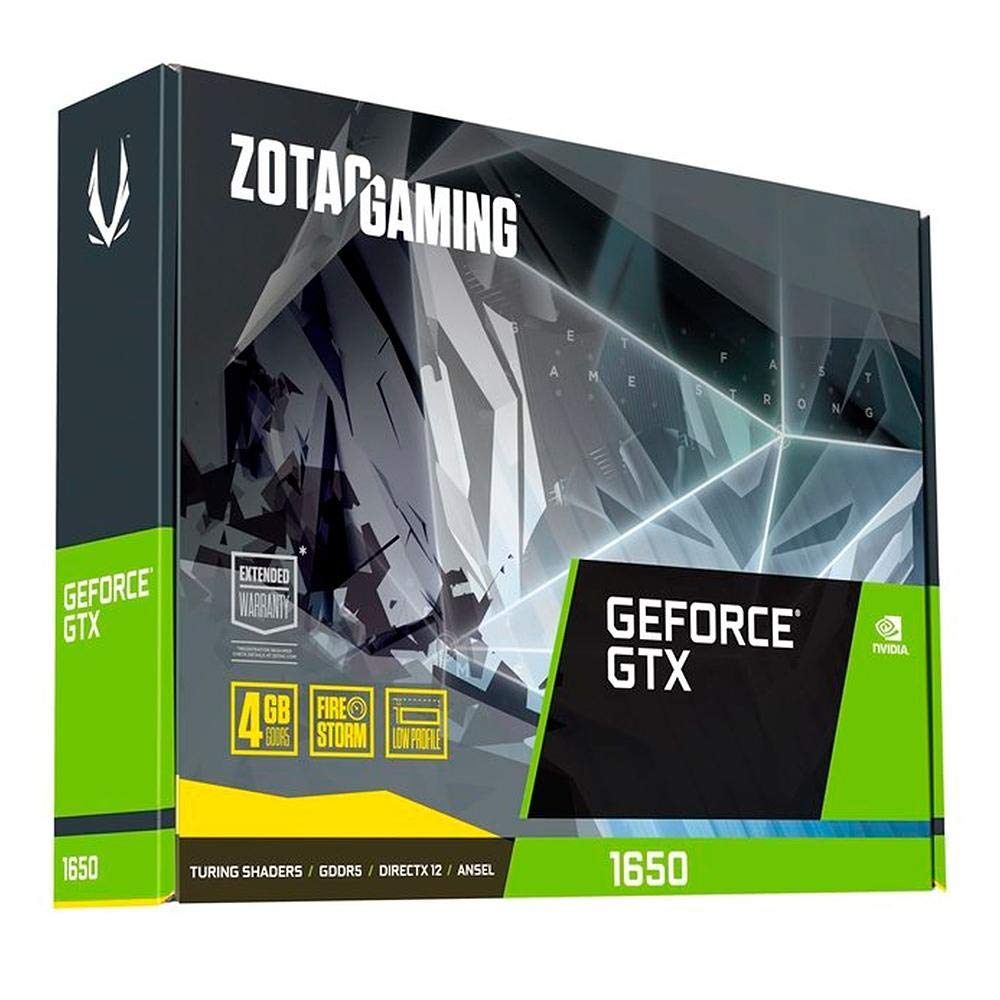 ZOTAC GAMING GeForce GTX 1650 Düşük Profil grafik kartı (NVIDIA