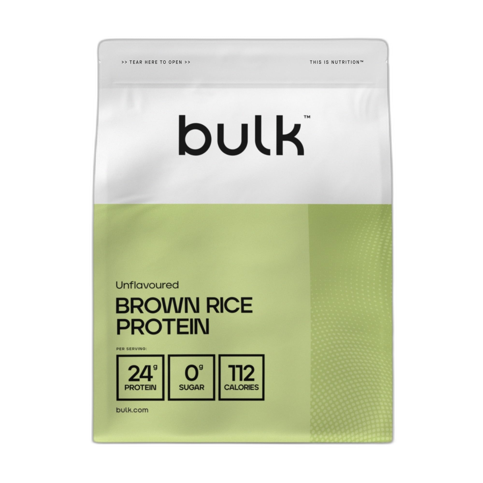 Bulk Brown Rice Protein Powder, Unflavoured, 1 kg