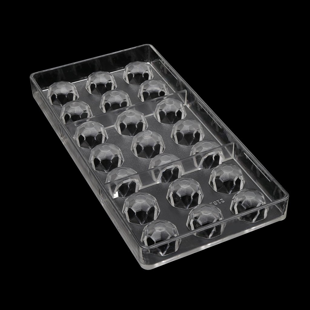 Moule à Chocolat Losange Plastique Alimentaire 27x13cm - Pour Pâtisserie Et Confiserie