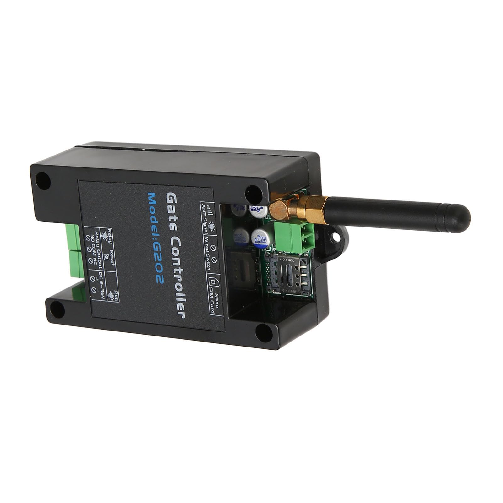 Apricancello G202 GSM g202 gate controller Installazione Semplice Chiamata Gratuita Pratico Apricancello ABS 4G Comando SMS per Ascensore per Magazzino Mecanismos cierrapuertas