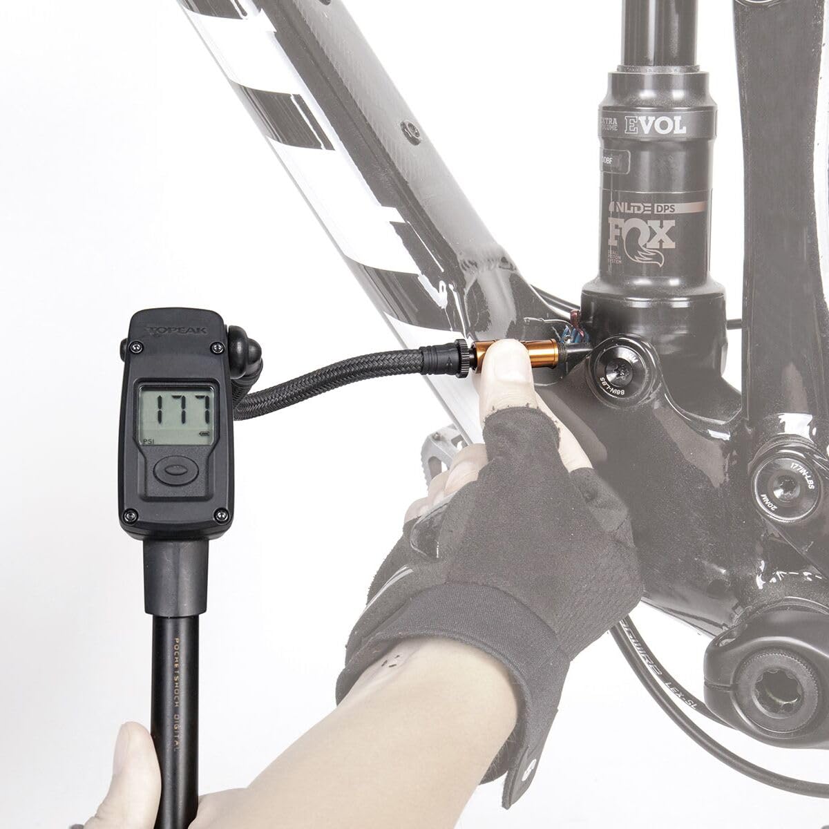 Amazon.com : Topeak PocketShock Digital Shock Pump with 300 PSI