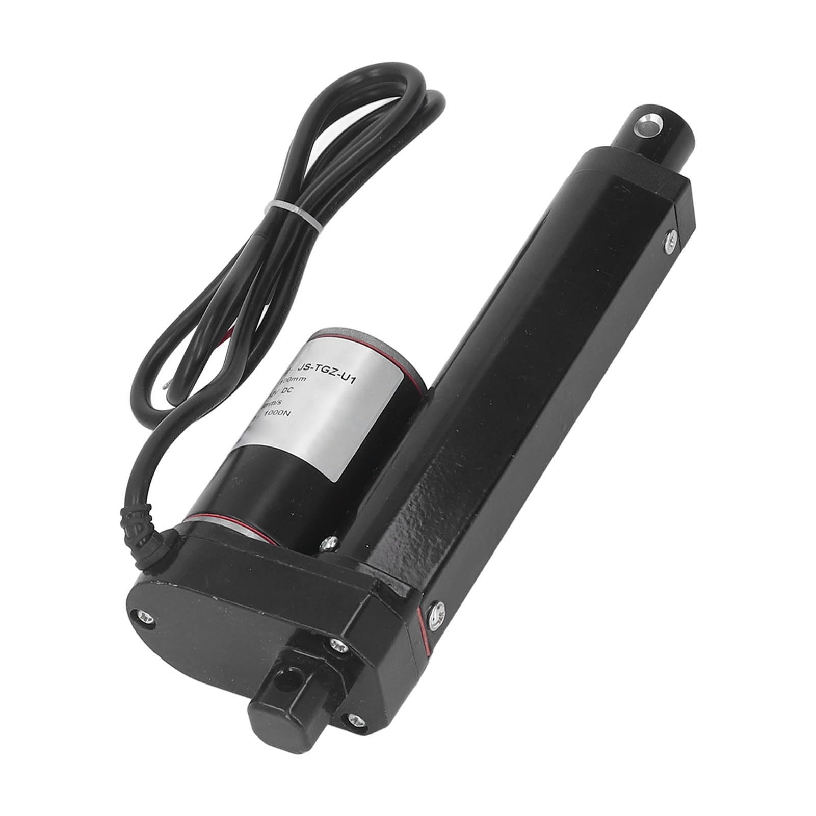 LiebeWH Liniowy Siłownik Elektryczny 1000N Silnik ze Stopu Aluminium o Skoku 100 Mm do Sofy Elektrycznej i łóżka Medycznego 12 V DC, prędkość 6 Mm/s Przemysłowy System Podnoszenia (Siłownik z