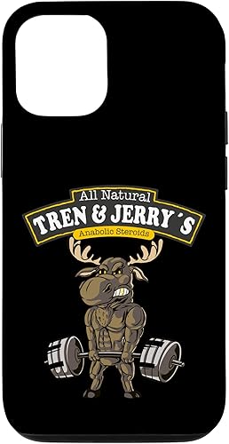 Funda para iPhone 14 Pro TREN esteroide anabólico divertido entrenamiento culturista gimnasio